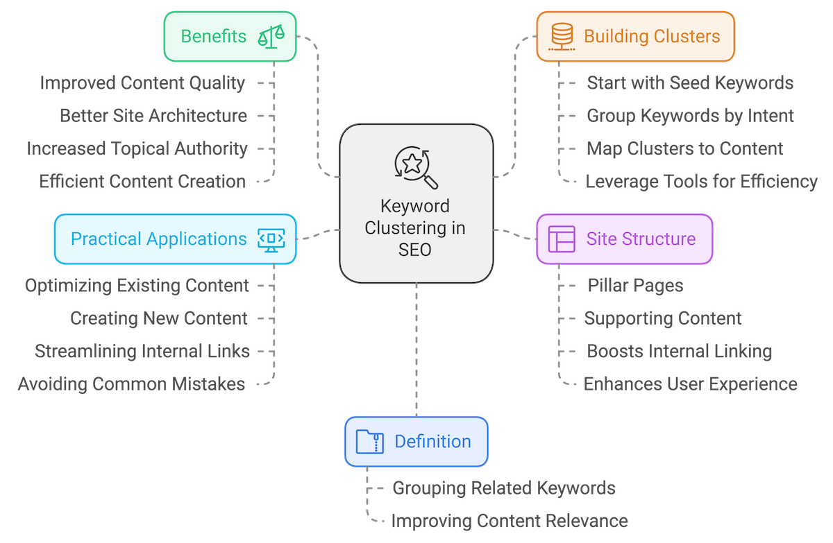 keyword-clustering-for-SEO - infographic